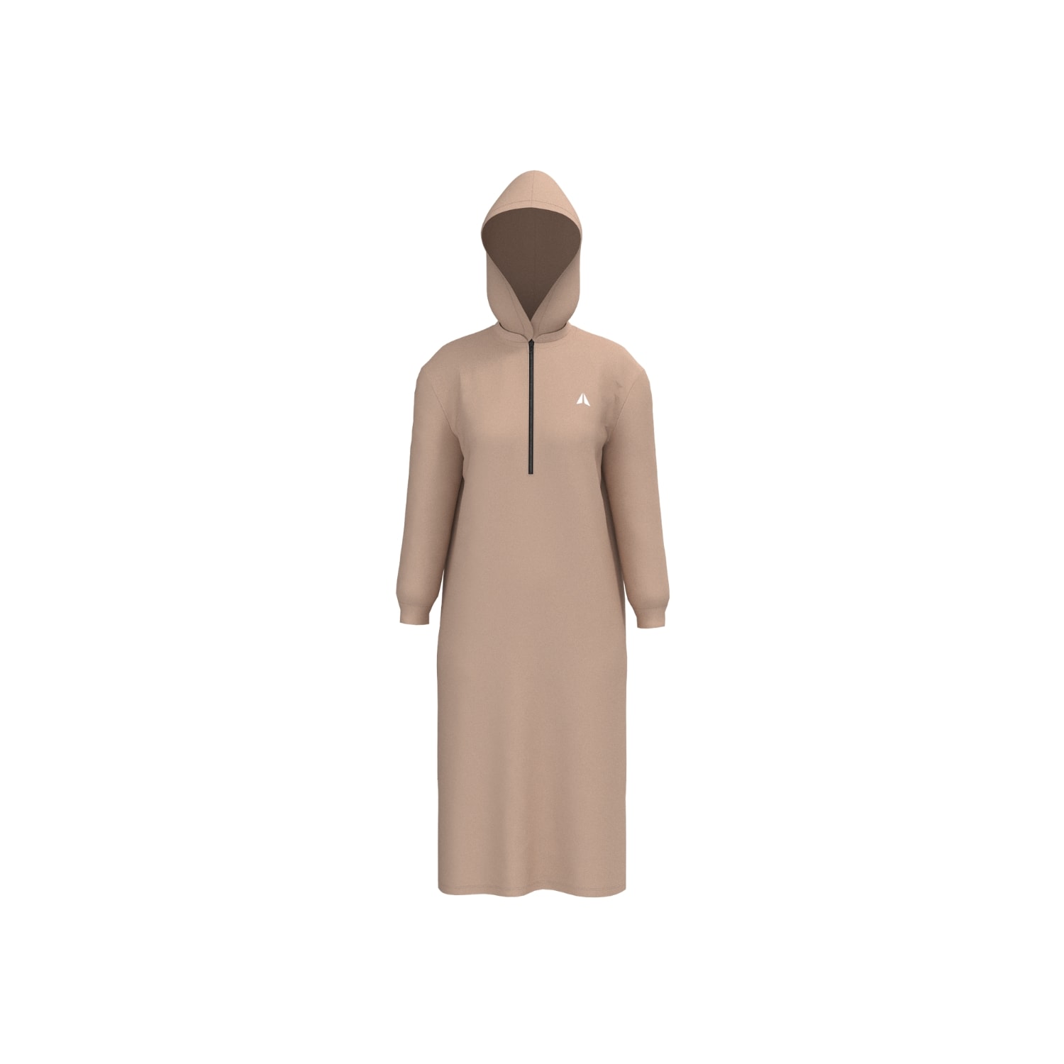 Aora Athletics Women's Meraki Half Zip Hoodie - Brown