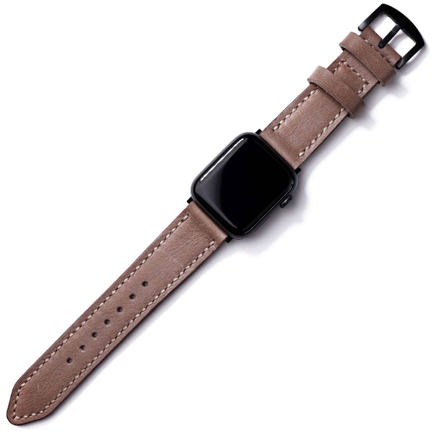 Men’s Apple Watch Ultra Custom Made Leather Watch Strap - Neutrals Roarcraft