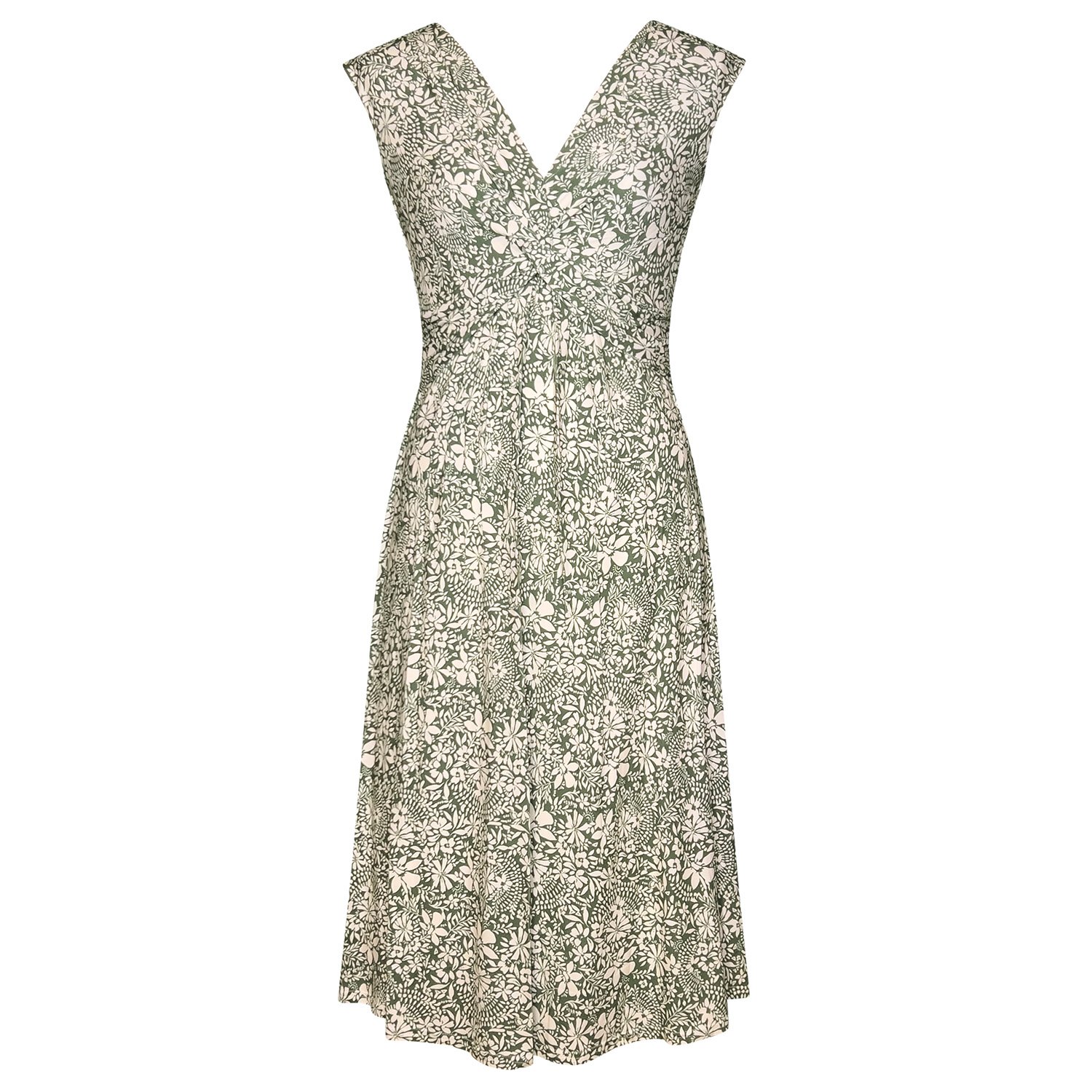 Women's Renee Knot Dress Botanical Green | Xxs/Xs | Alie Street London