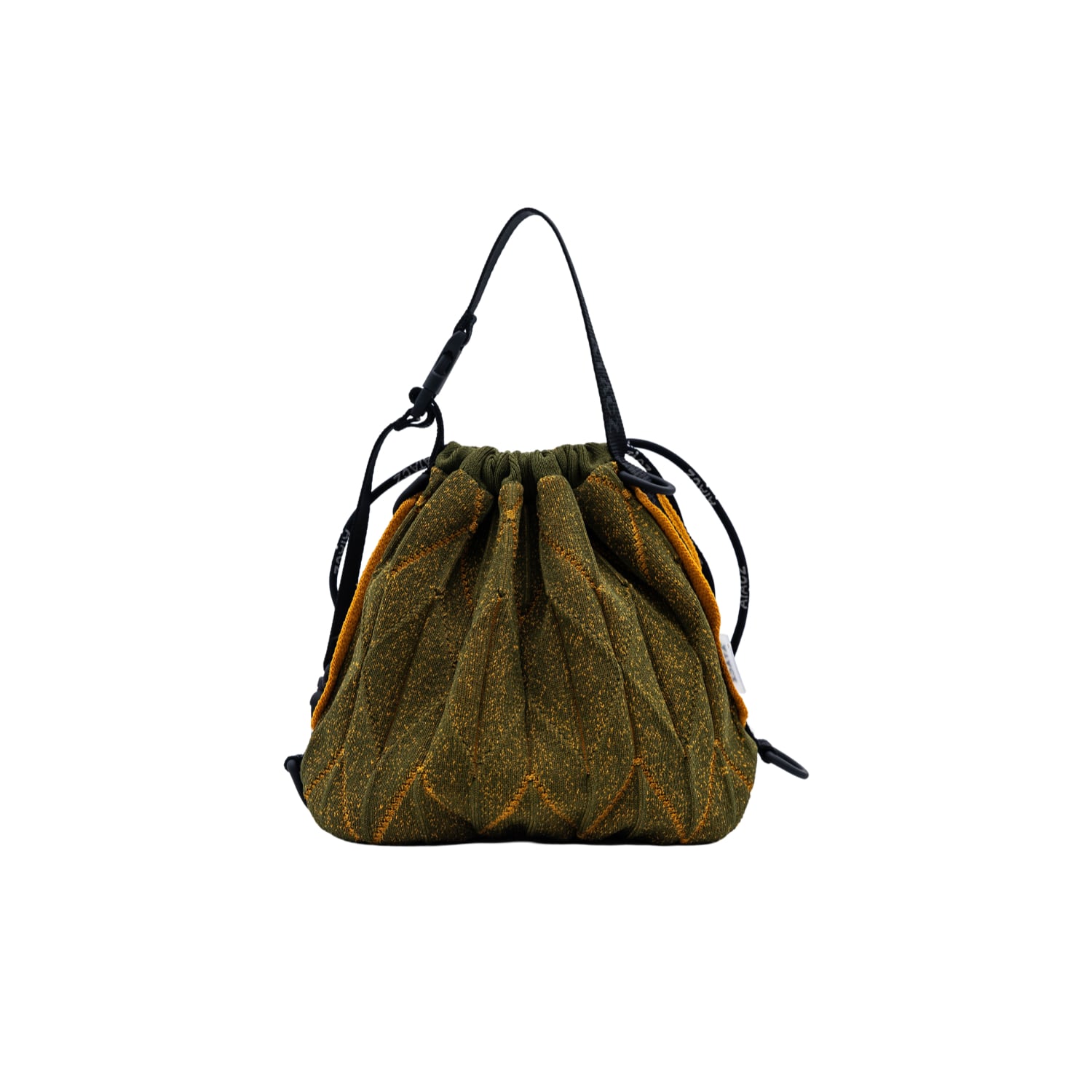 Atacz Women's Twist Bag - Army Green Melange In Green