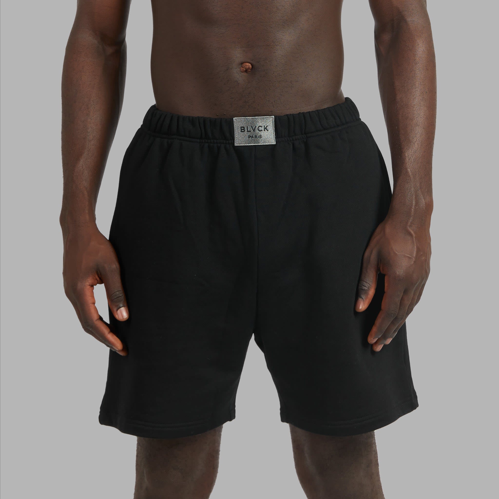 【Blvck Paris】★パンツ★ Blvck Cashmere Shorts Blvck Branded Cashmere Blend Shorts