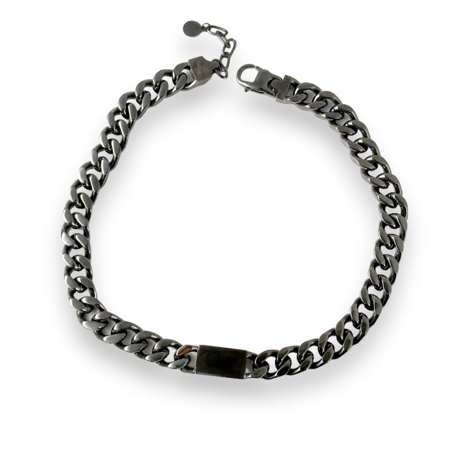 Women’s No One Id Necklace In Black Rhodium Jagged Halo Jewelry