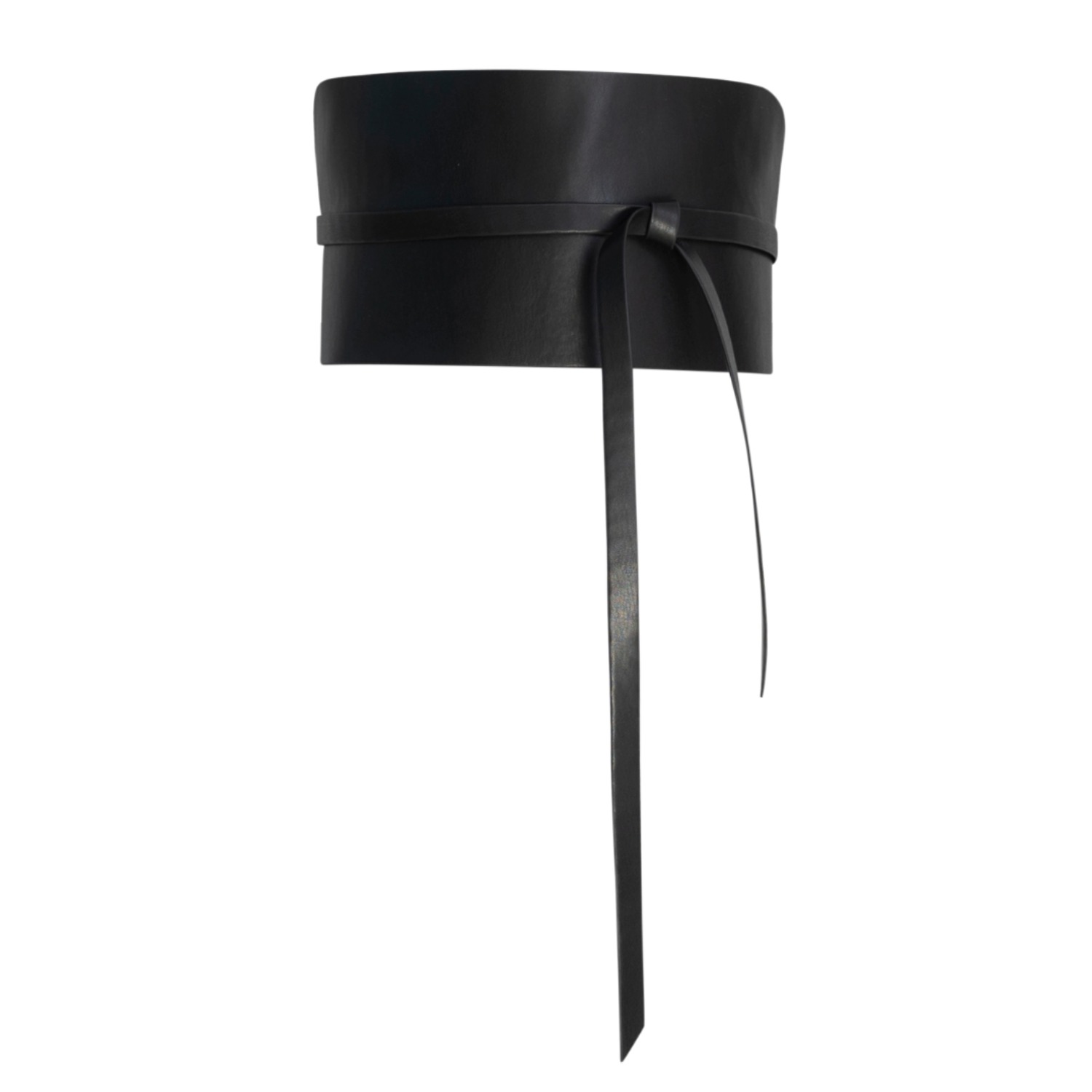 Corset Belt - Black Vegan Leather | CIRCULAR PATH | Wolf  display picture 1