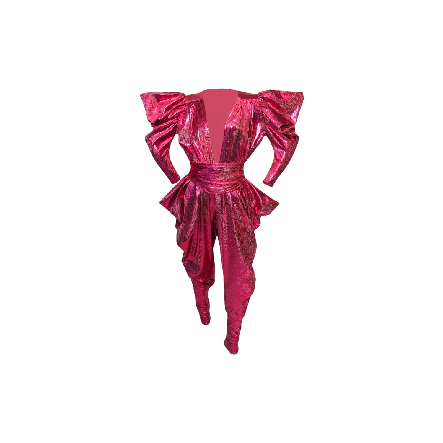 Red snakeskin on sale jumpsuit