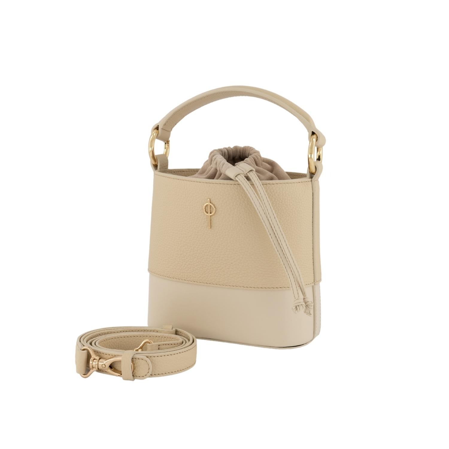 Women’s White Noa Bucket Bag - Beige Otrera