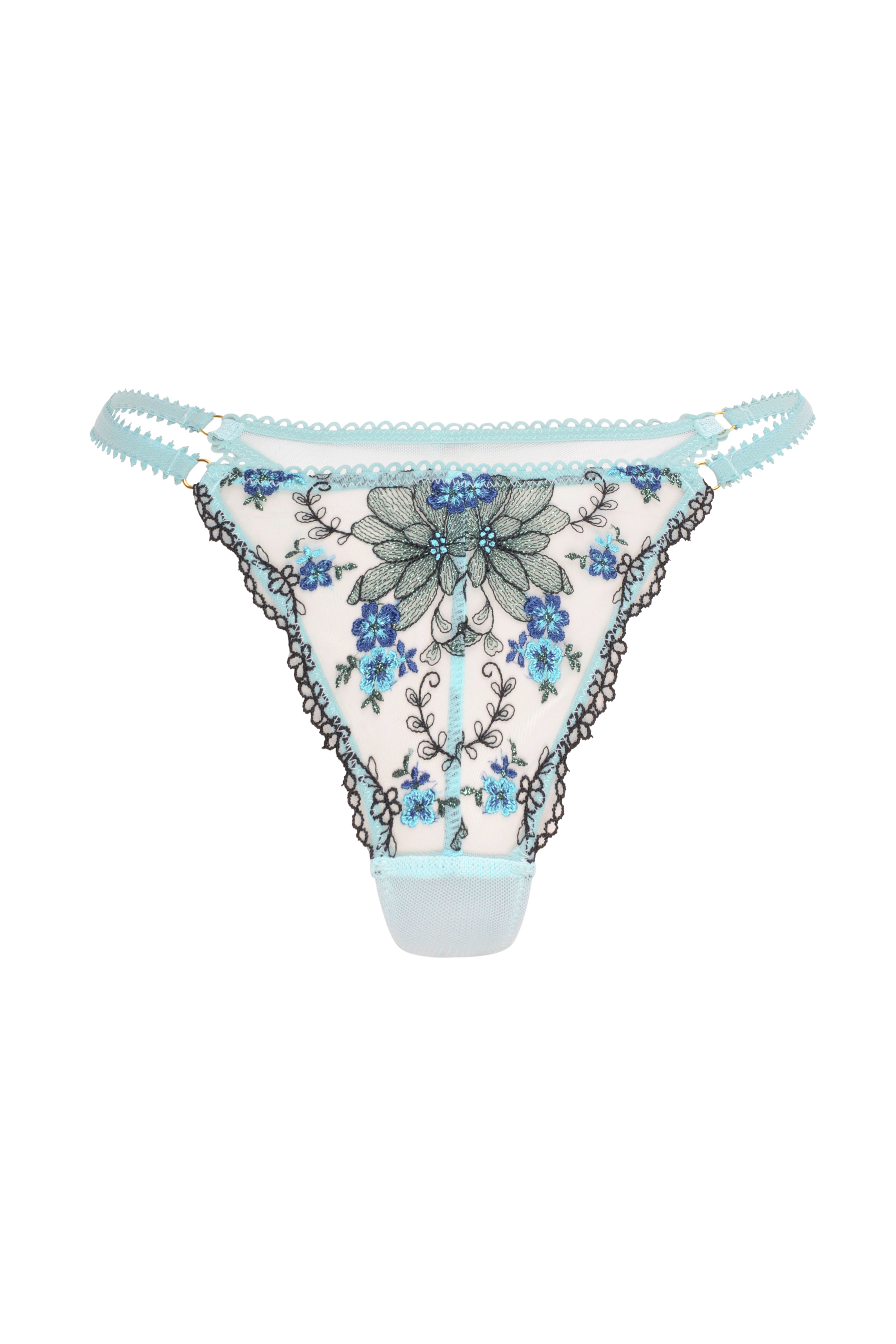 Wild Lovers London Women's Blue Belluci Thong In Blue