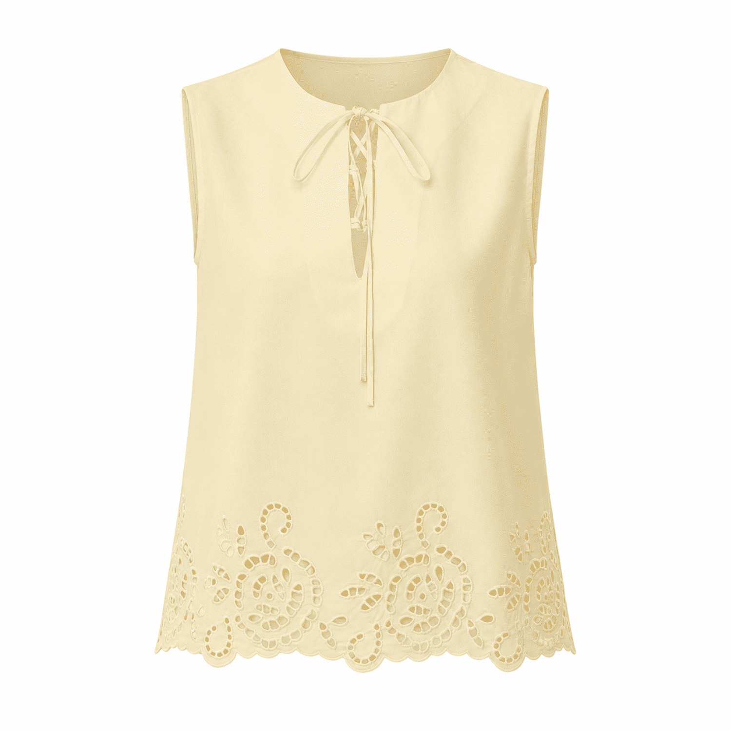 Exquise Women's Adrianne Sleeveless Blouse - Yellow
