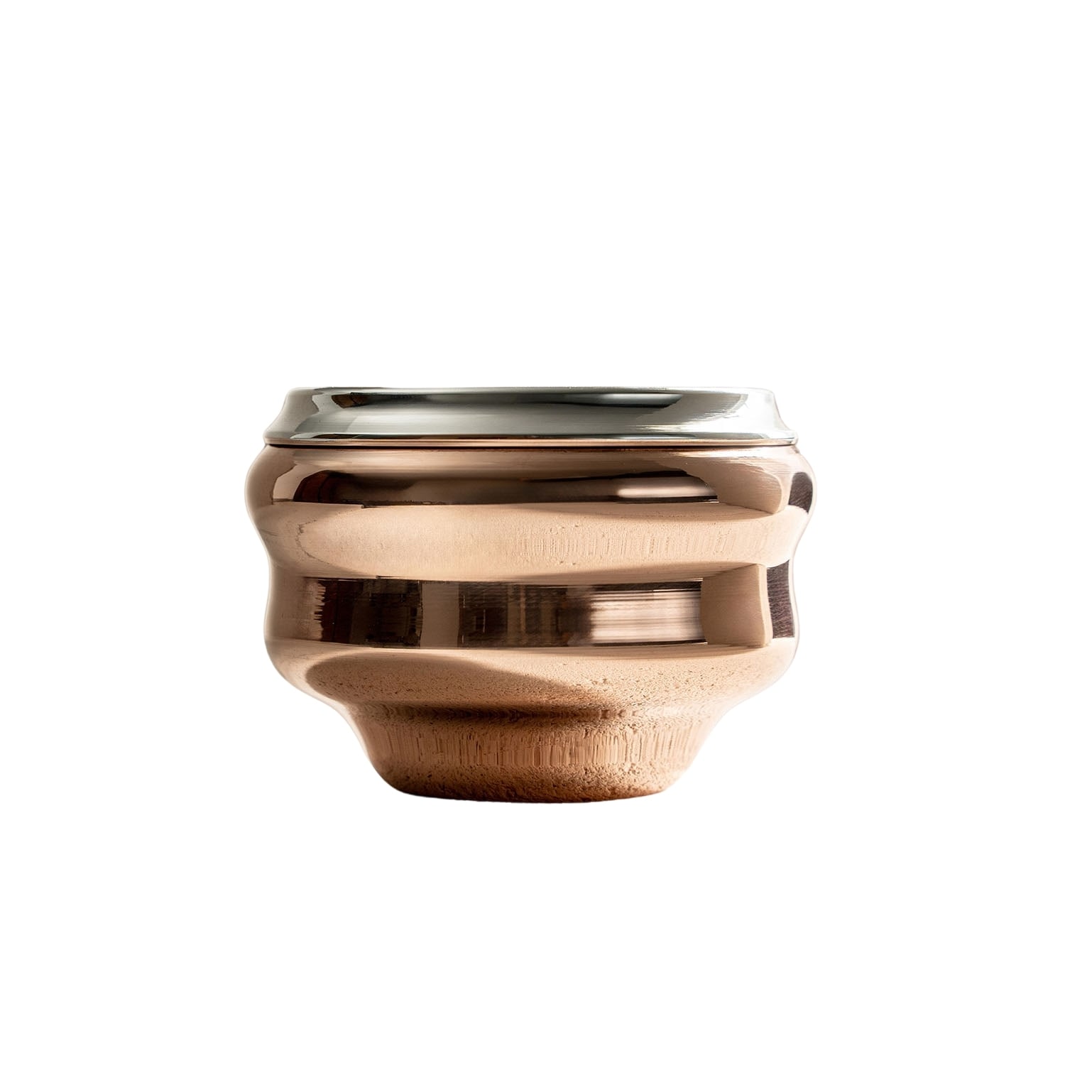 Anatoliacraft Rose Gold Wavy Pure Copper Tumbler · Handmade  Solid Copper Glass In Gold