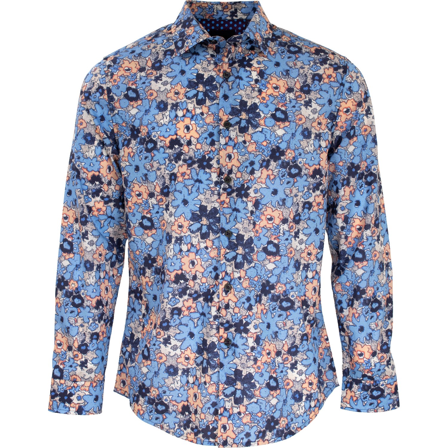 Lords Of Harlech Men's Norman Wunderbar Floral Blue