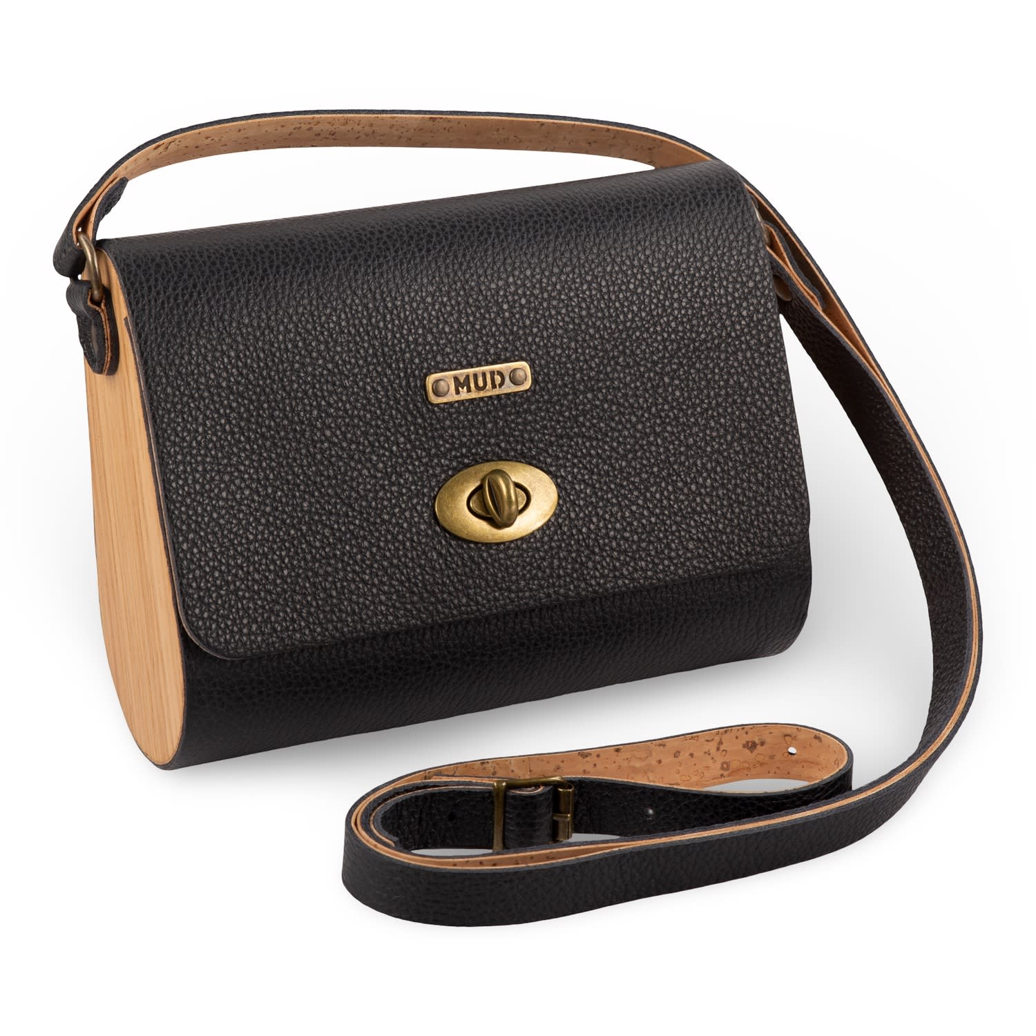 Mud - Manufacture Under Design Women's Mini Pear Bag - Black In Black