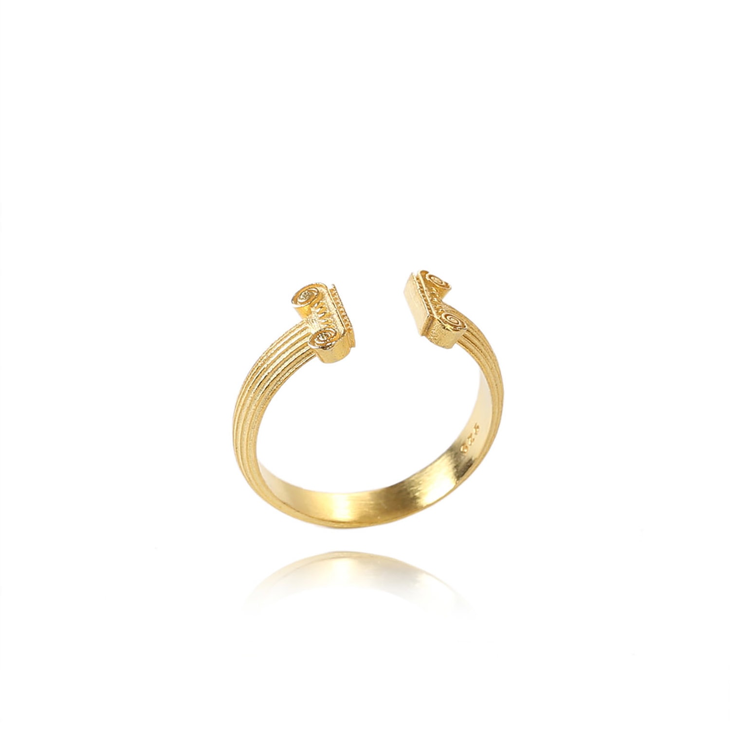 Ece London Women's Gold The Ionic Ring