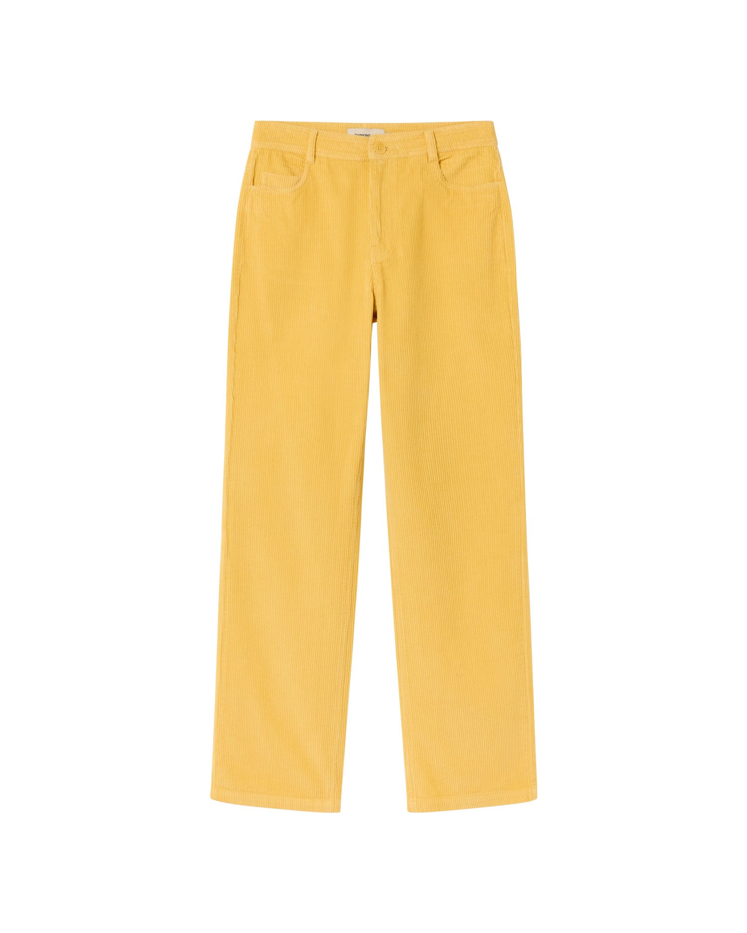 Women’s Yellow / Orange Corduroy Yellow Pants Theresa Extra Small Thinking Mu