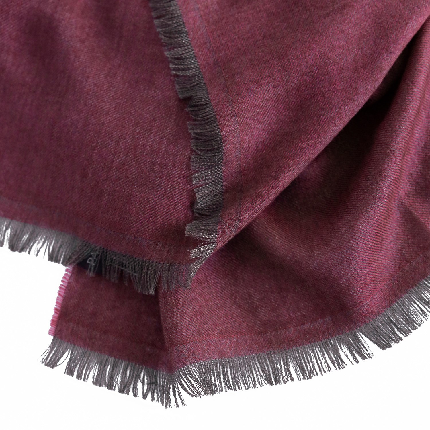 Pashmisy Women's Red Amaranth  Pashmina Shawl - Cashmere In Purple