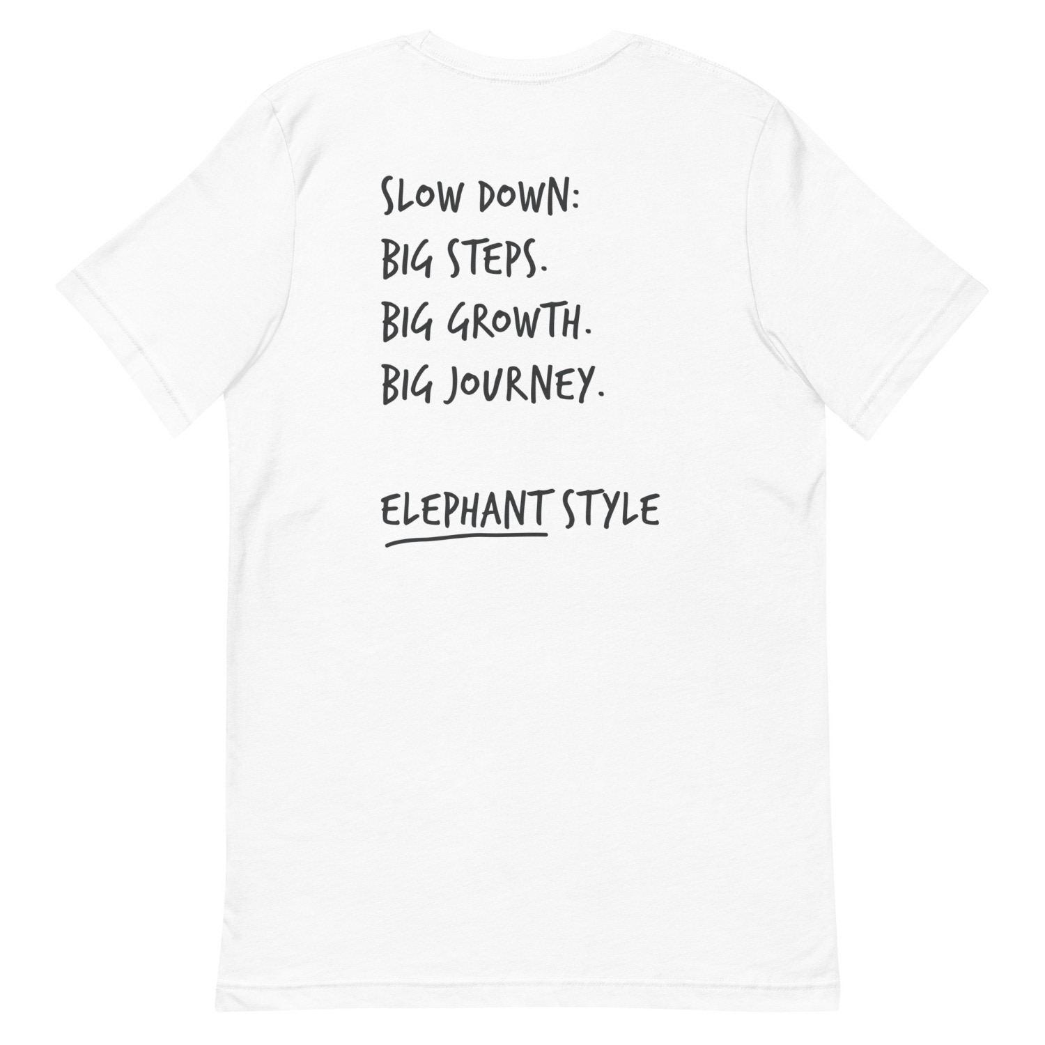 Anchor & Crew White Think Ocean Elephant Aspirations Cotton Embroidered T-shirt - Women In White