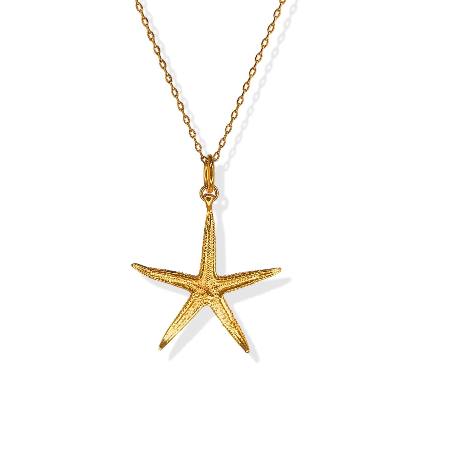 Jaredjamin Women's Gold Wish Upon A Starfish Chain Necklace In Gold