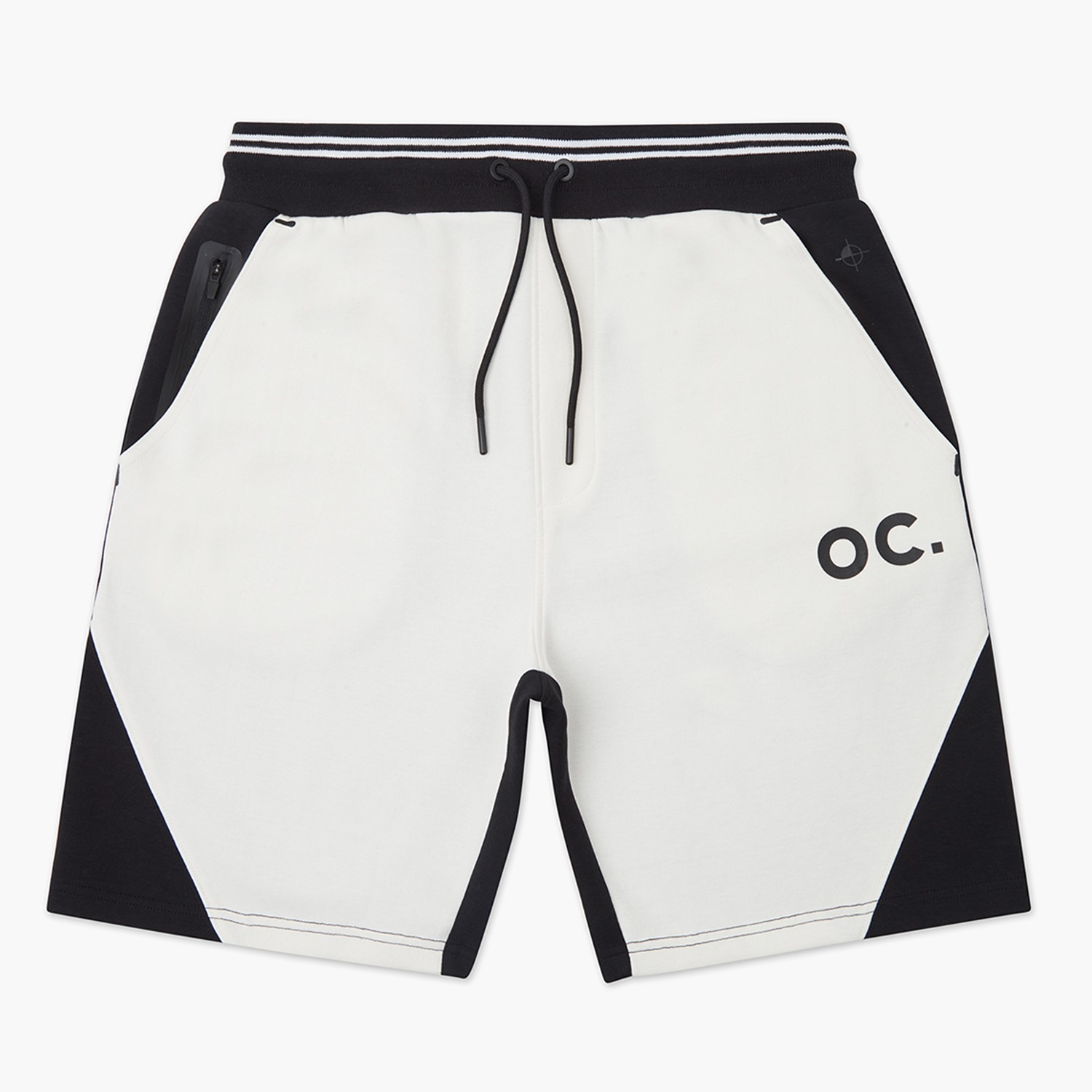 Track 2.0 Retro Zip Pocket Shorts - Jet Black by Original Creator