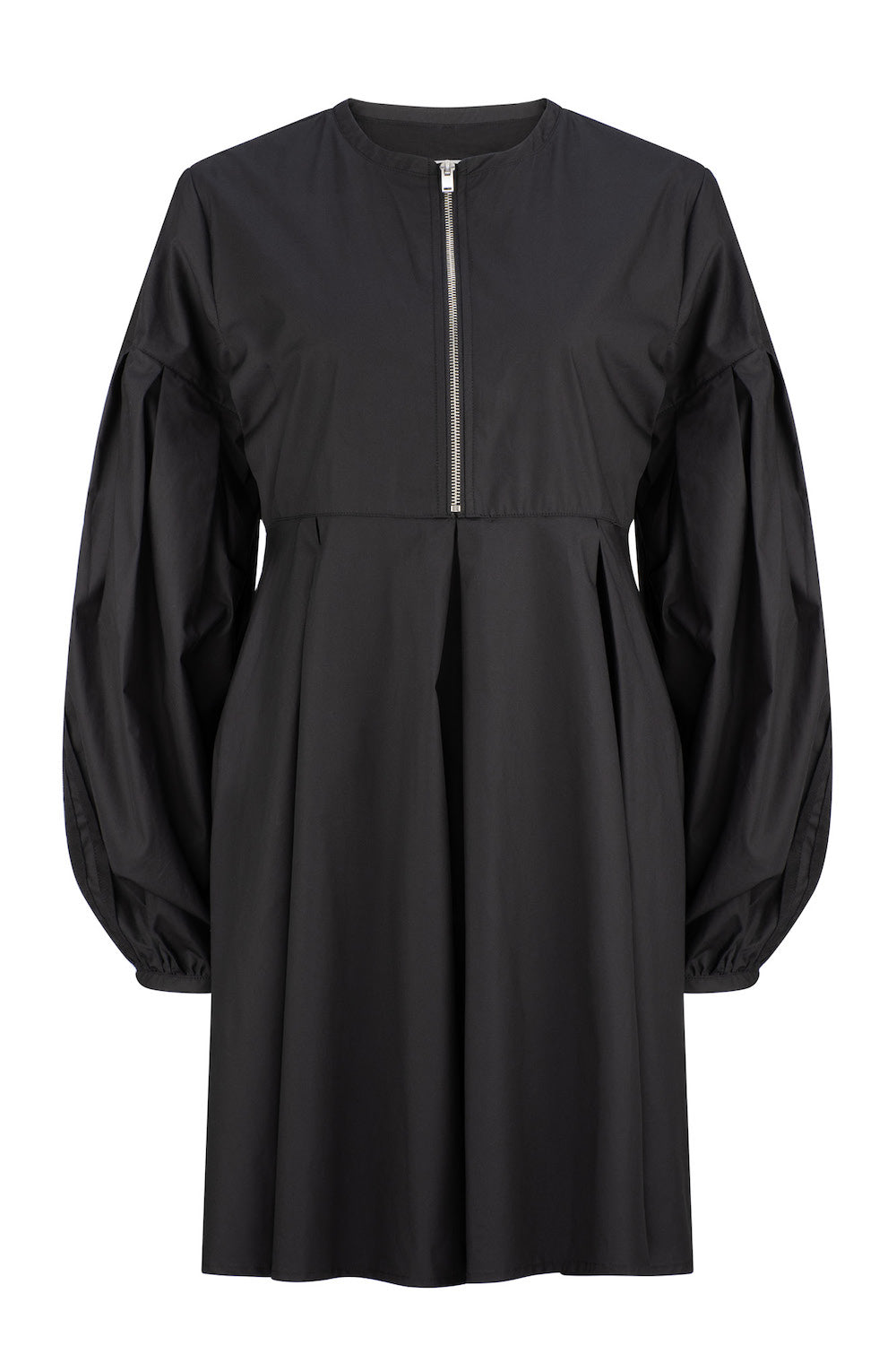 Women's Eris Balloon Sleeve Dress - Black | Extra Small | Dref