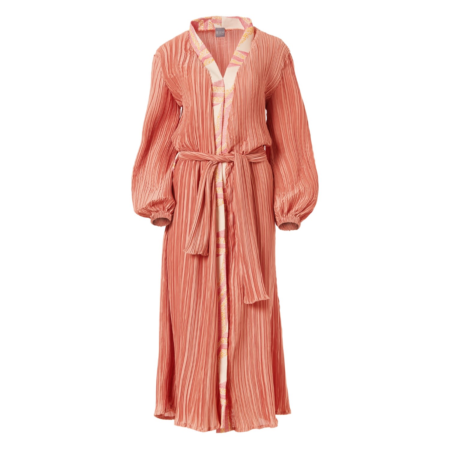 Rien By Penny Vomva Women's Neutrals / Pink / Purple Danie Kimono Dusty Peach In Pink/purple