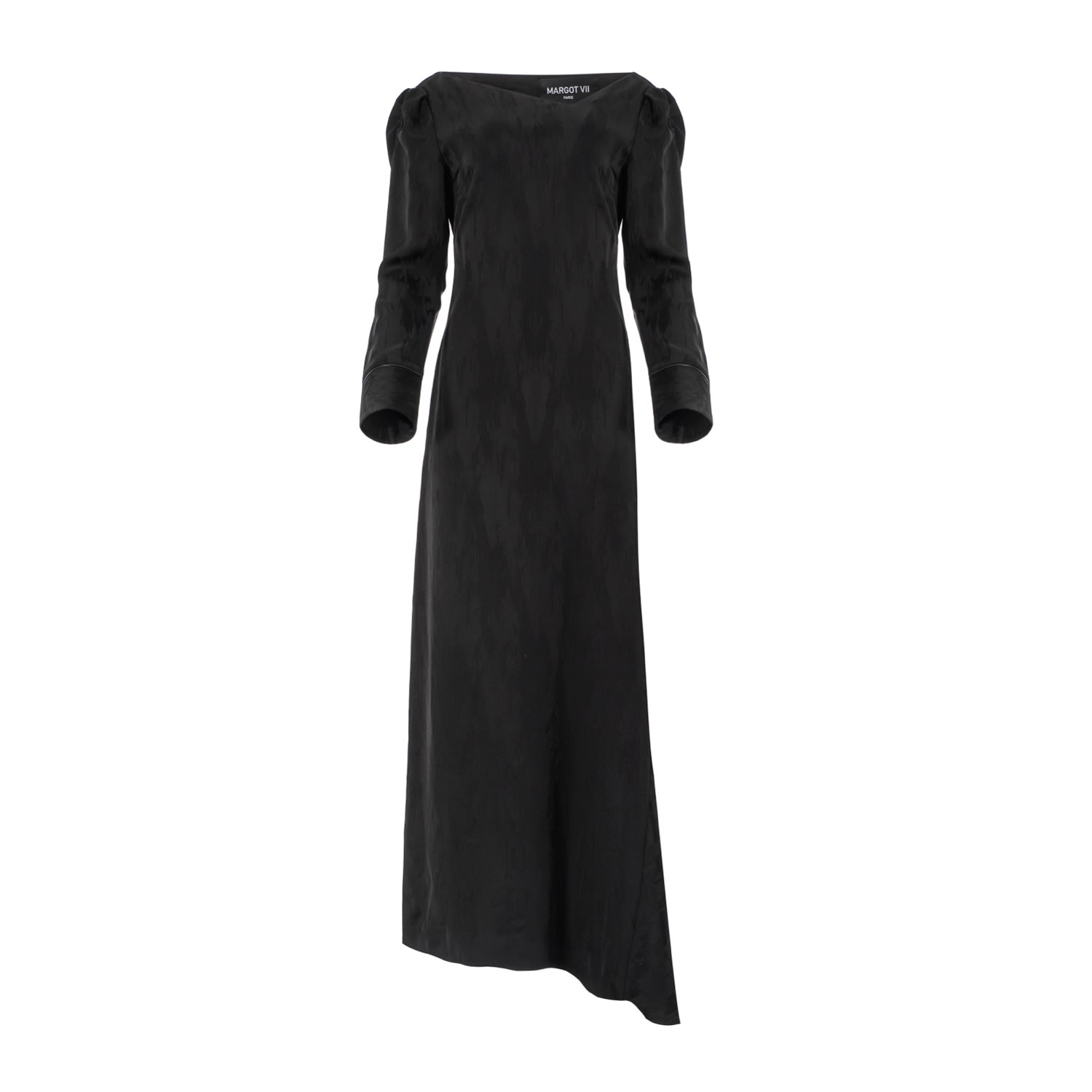 Women’s Black Long Paris Dress Medium Margot Vii