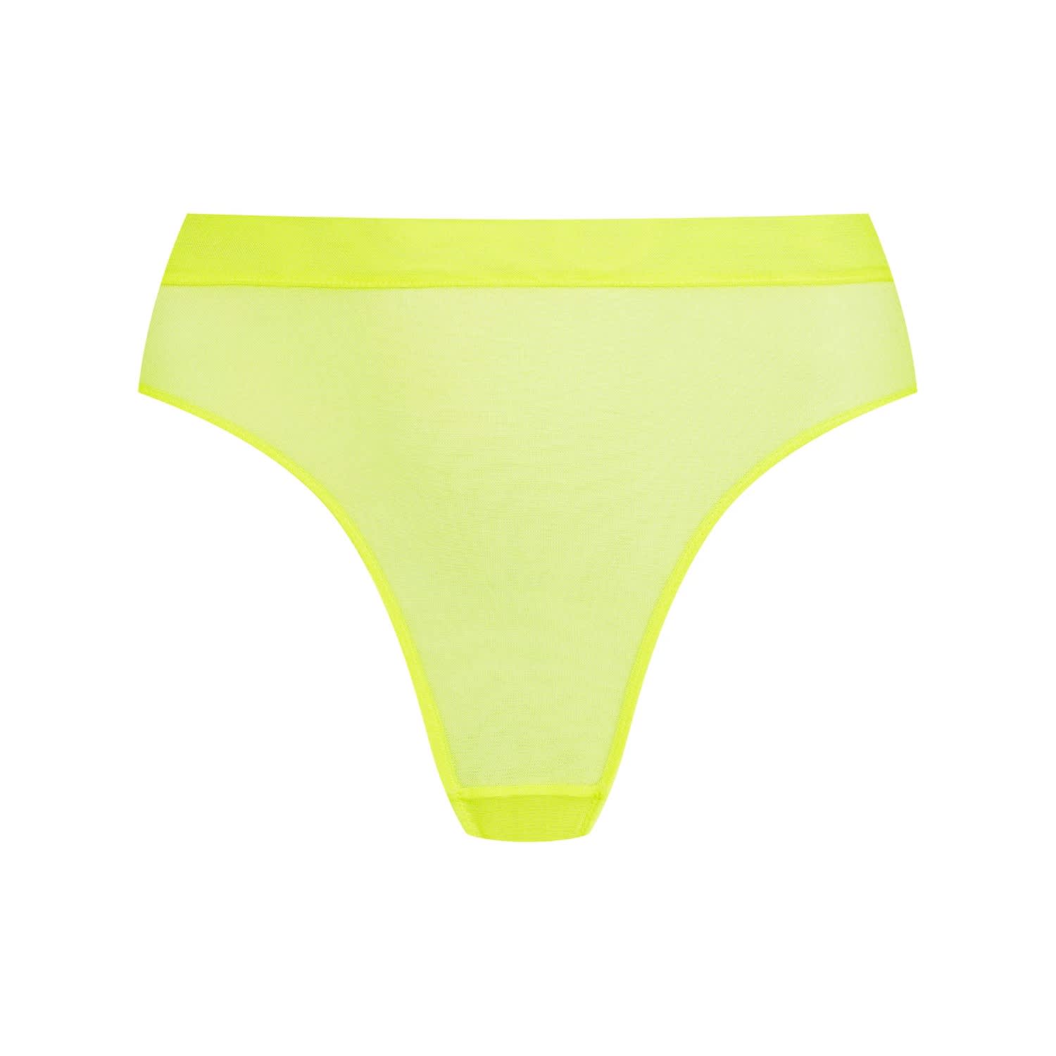 High-waist Thong - Corps à Corps Neon