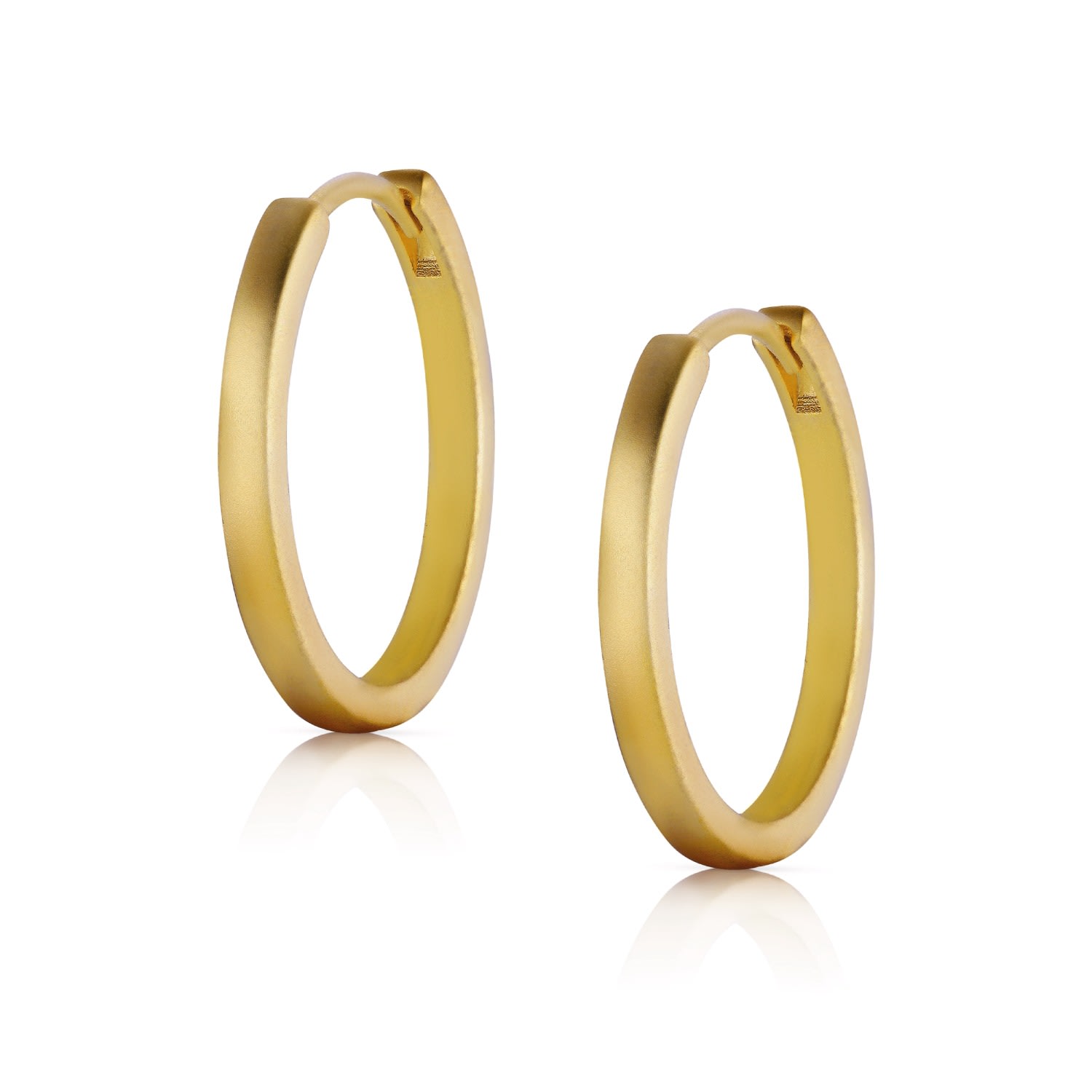 Women’s Ishtar Big Hoops - Gold Alura Copenhagen Jewellery