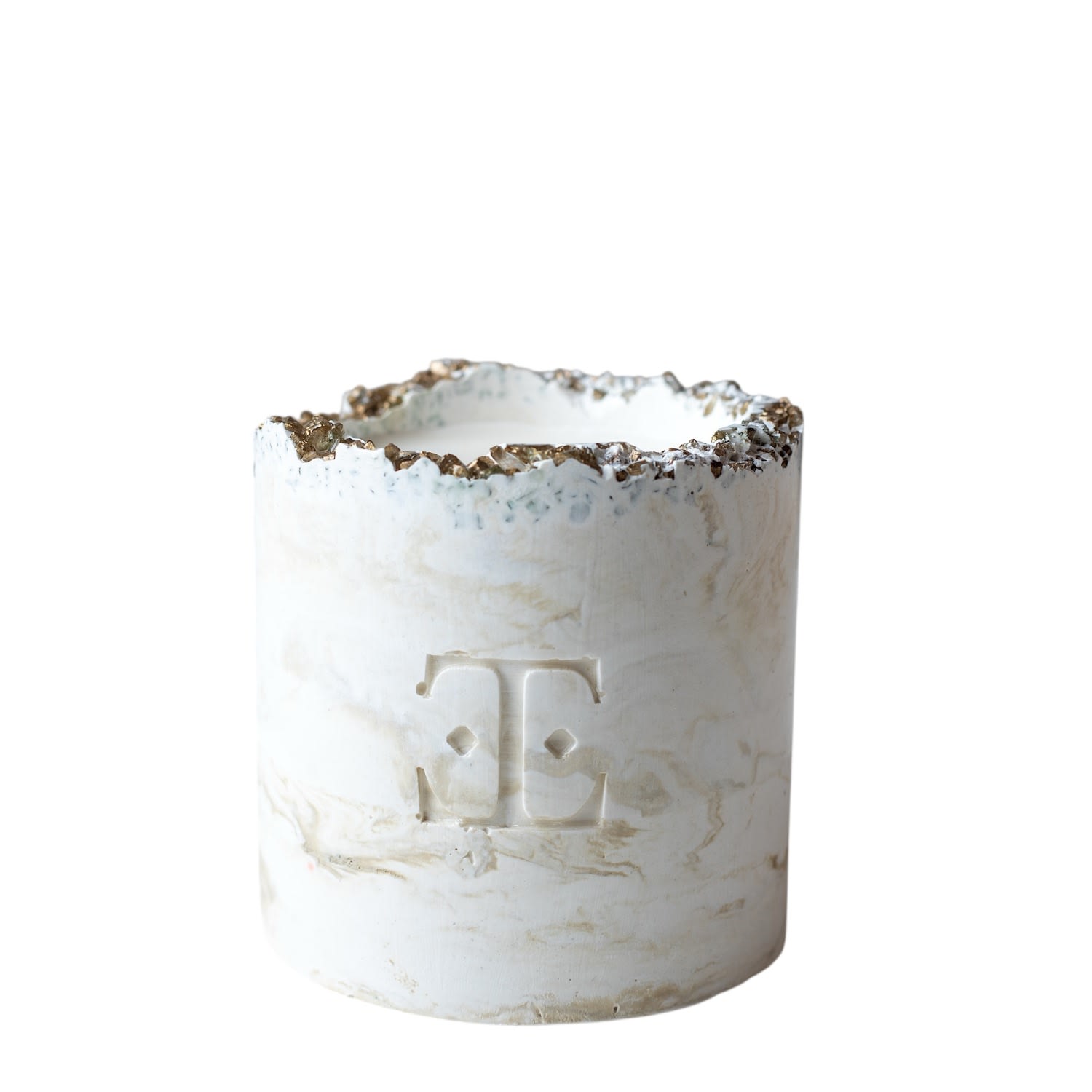 Esti Living Gold Cinnamon Candle Large In Gold