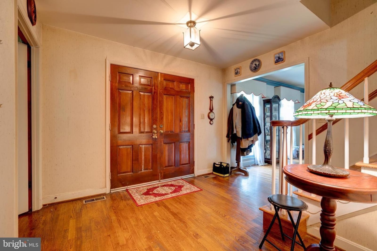 Front Door Install before