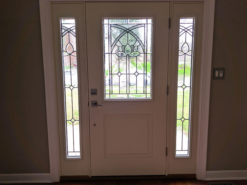 Front Door Install after