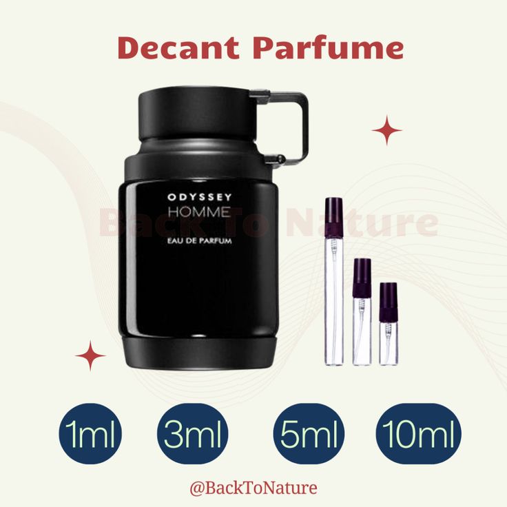 Decant Odyssey Homme black 5ml