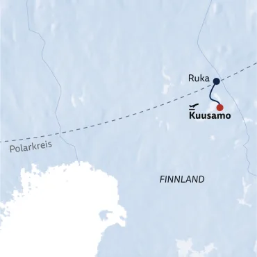 Reiseverlauf Aktivreise Ursprüngliches Finnland