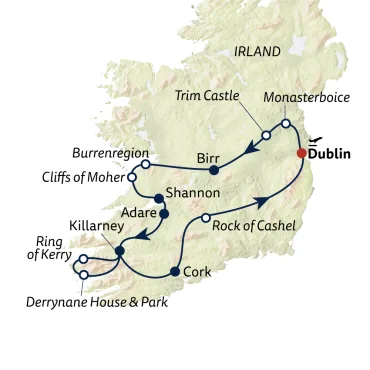  Busreise durch Irland - von / bis Dublin - 8 Tage Bildidee 