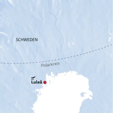 Reiseverlauf Standortreise Eisige Wunder – Wintererlebnis in Luleå