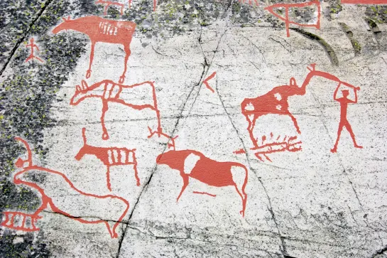 3.000 Jahre alte Felszeichnungen