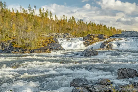 Wasserfall Målselvfossen