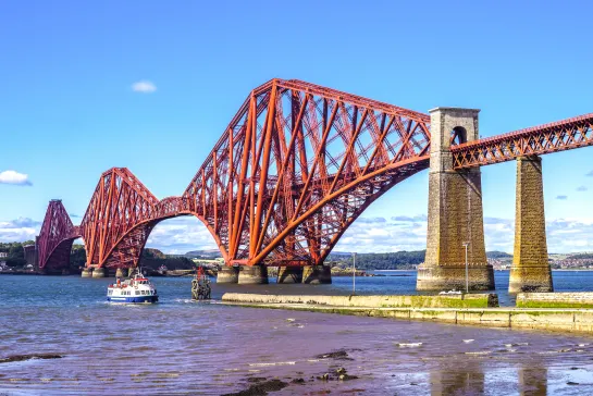 Bootsfahrt auf dem Firth of Forth