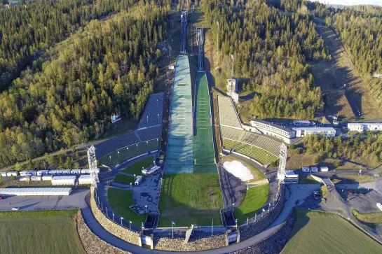 Skisprungschanze in Lillehammer