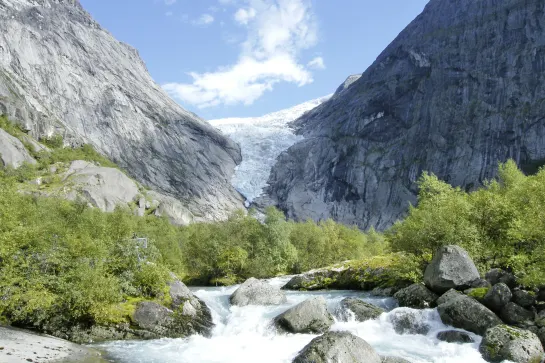 Gletscher Briksdalsbreen