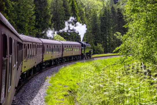 Yorkshire Moors Eisenbahn