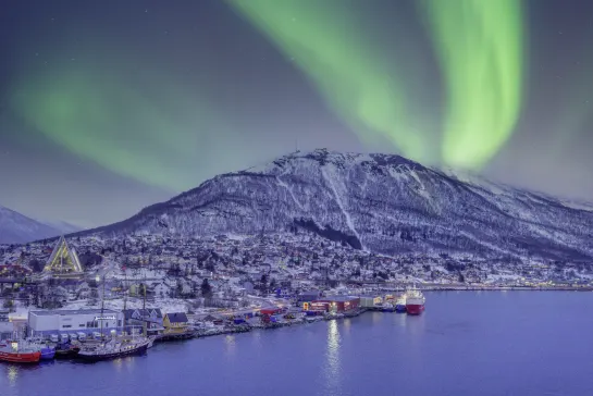 Nordlicht über Tromsø