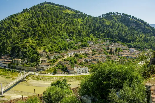 Blick von der Festung Kalaja auf Gorica