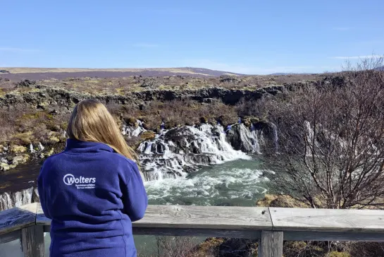 Wasserfall Hraunfossar
