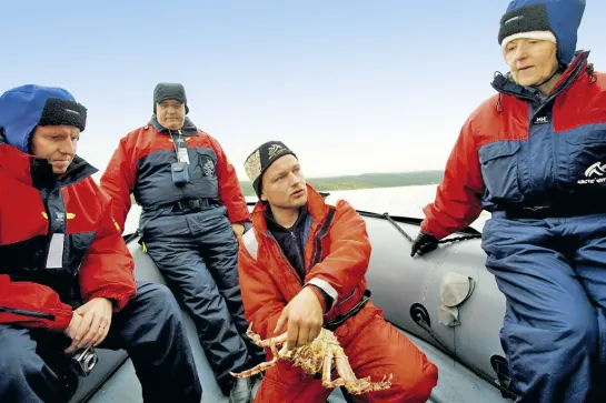 Königskrabbensafari mit dem RIB Boot