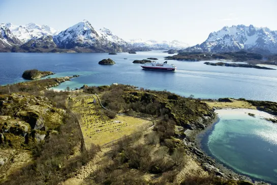 Postschiff im Raftsund