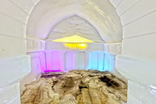 Wohnbeispiel im Eishotel