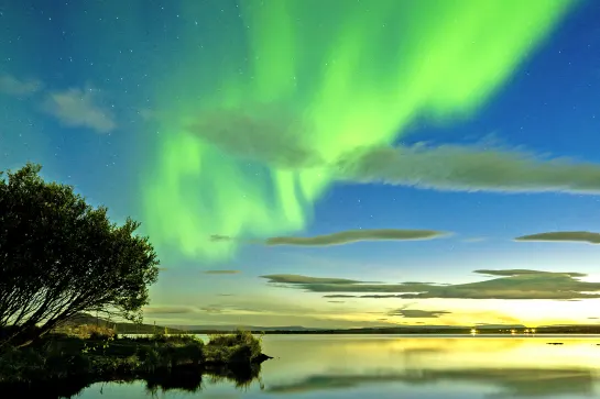 Nordlichter am Myvatn-See