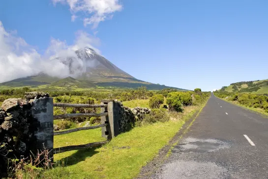 Blick auf den Vulkan Pico