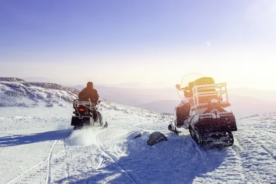 Motorschlittensafari