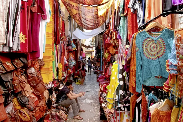 Alcaicería Markt Granada Andalusien