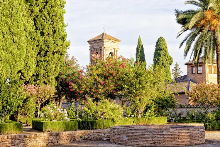 Gärten Alhambra Granada Andalusien