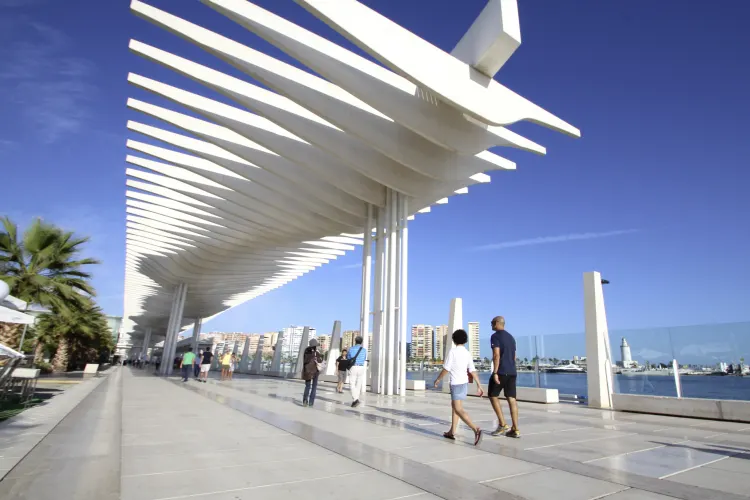 Promenade Malaga Andalusien